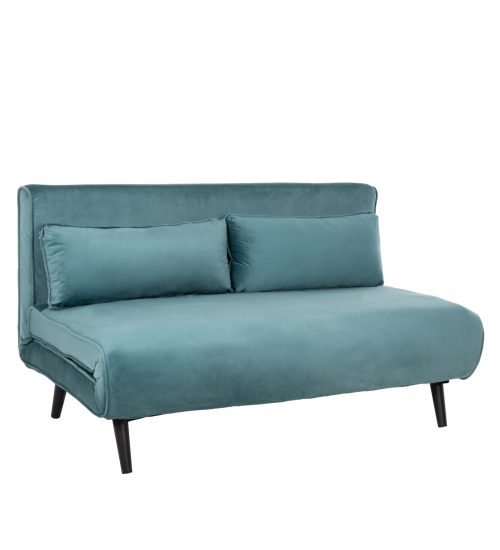 Kαναπές/κρεβάτι διθέσιος βελούδινο ύφασμα ΜΕΝΤΑ